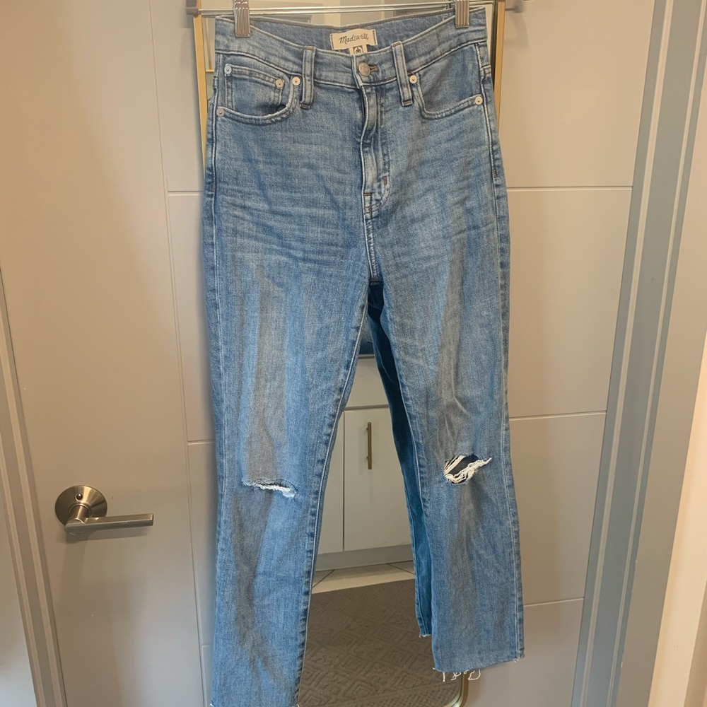 Madewell Jeans - The Highrise Slim Crop Boyjean